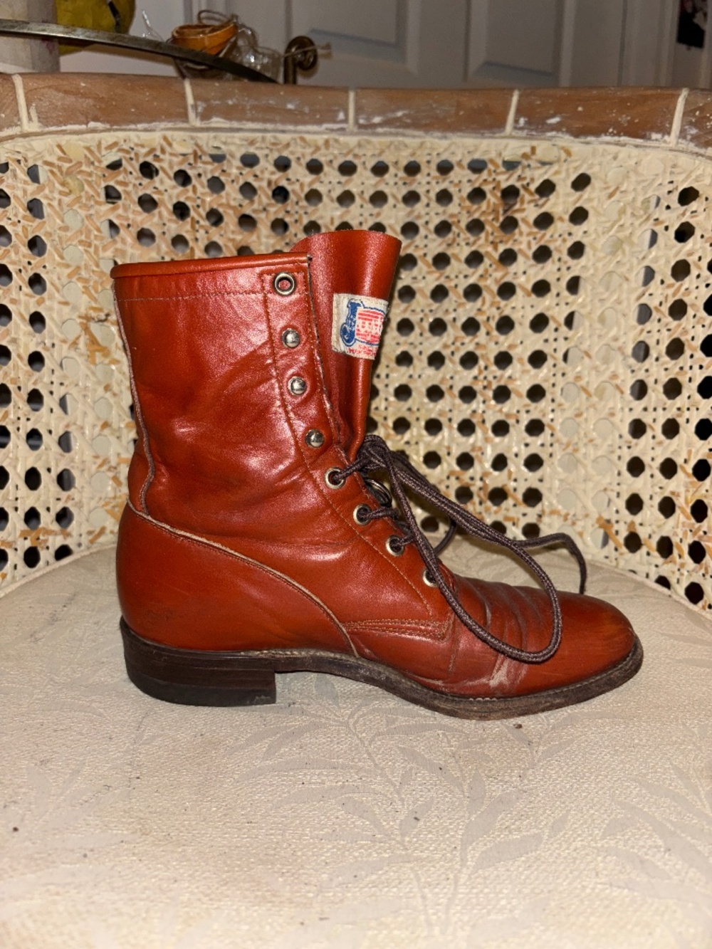 Caramel Warm Brown Justin Roper Boot